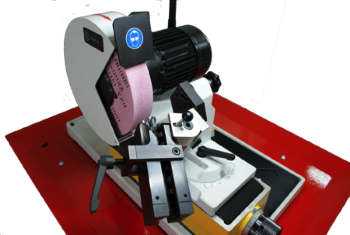 Top view of drills grinding machine ELITE B 70